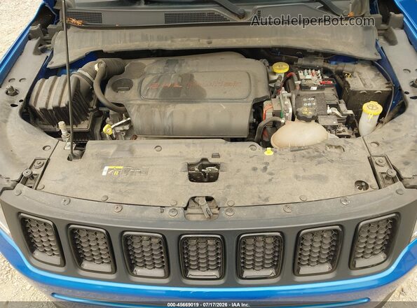 3C4NJCBB1KT726362 2019 JEEP COMPASS Синий Вид сзади