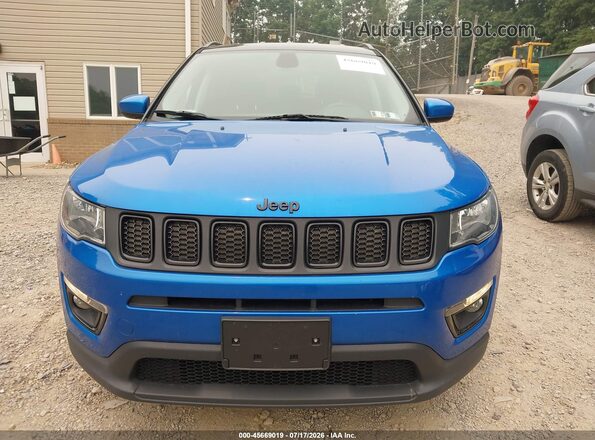 3C4NJCBB1KT726362 2019 JEEP COMPASS Синий Вид задней части салона