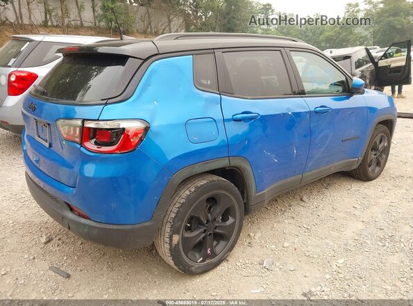 3C4NJCBB1KT726362 2019 JEEP COMPASS Синий Задняя правая четверть