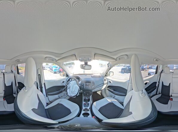 3C4NJCBB1MT526844 2021 JEEP COMPASS White Widok wnętrza 360 stopni