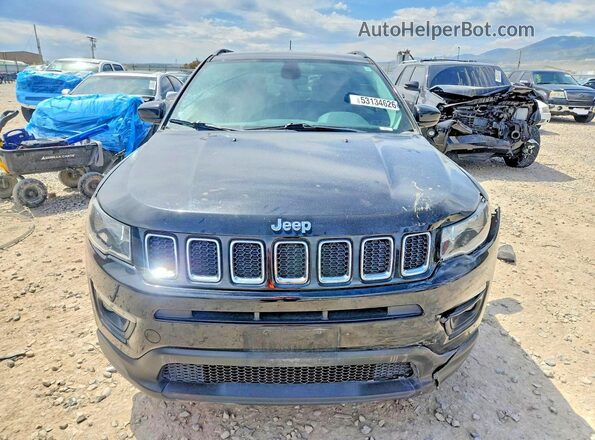3C4NJCBB2JT461756 2018 JEEP COMPASS Black Widok z przodu