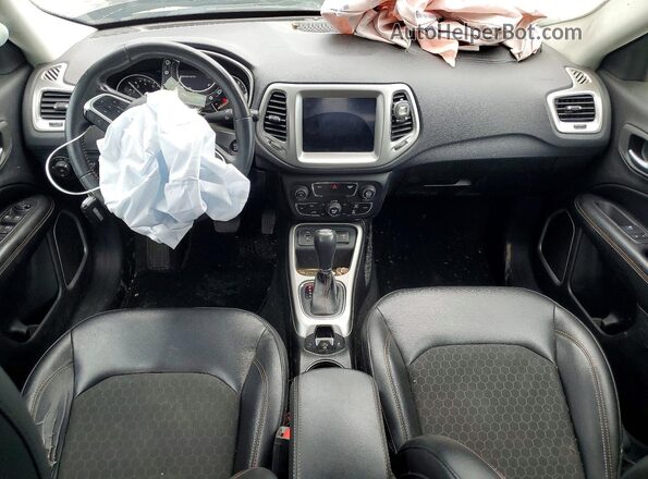 3C4NJCBB3JT124657 2018 JEEP COMPASS Charcoal წინა პანელის ხედი