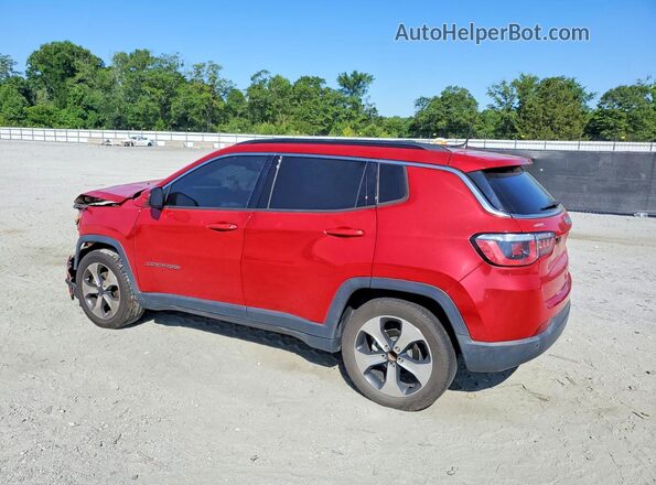 3C4NJCBB3JT124917 2018 JEEP COMPASS Red Tył lewy
