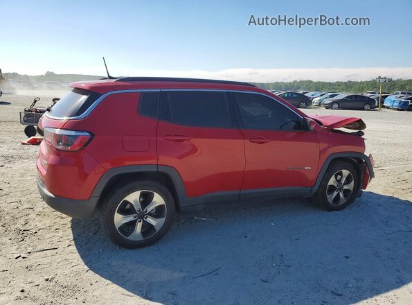3C4NJCBB3JT124917 2018 JEEP COMPASS Red Tył prawy