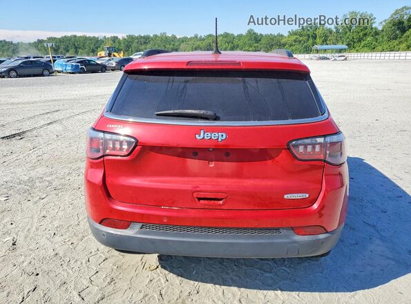 3C4NJCBB3JT124917 2018 JEEP COMPASS Red Widok z tyłu