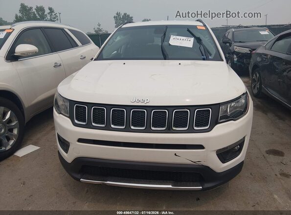 3C4NJCBB3JT194224 2018 JEEP COMPASS White Առջևի վահանակի տեսք
