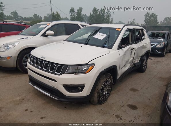 3C4NJCBB3JT194224 2018 JEEP COMPASS White Դիմացի տեսք