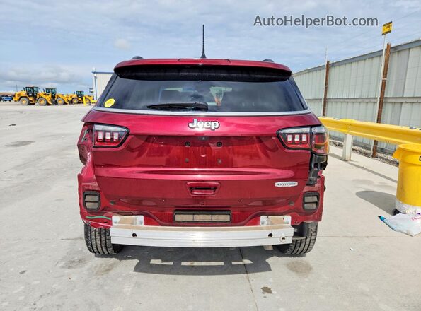 3C4NJCBB3NT187795 2022 JEEP COMPASS Burgundy Հետևի տեսք