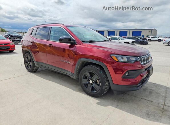 3C4NJCBB3NT187795 2022 JEEP COMPASS Burgundy Առջևի աջ