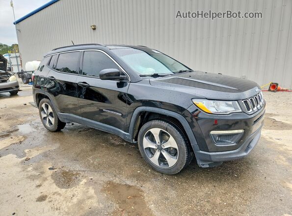 3C4NJCBB4JT227926 2018 JEEP COMPASS Black Przód prawy