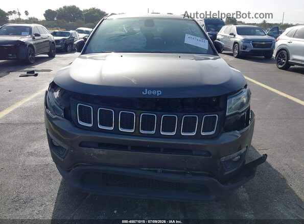3C4NJCBB4KT636364 2019 JEEP COMPASS Gray Вид спереду