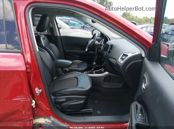 3C4NJCBB4LT247015 2020 JEEP COMPASS Красный Вид салона спереди
