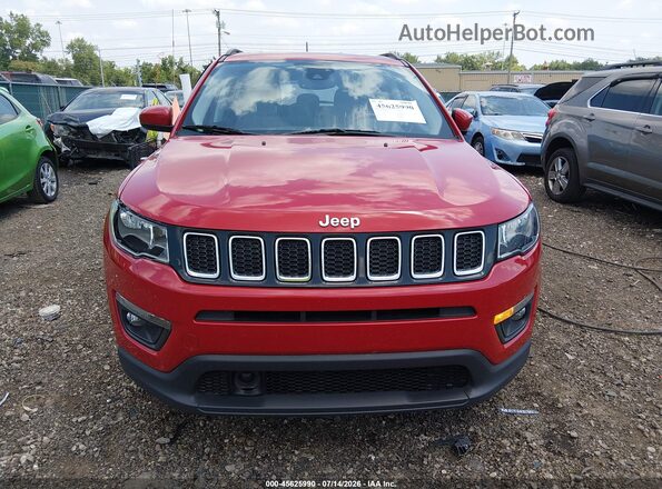3C4NJCBB4LT247015 2020 JEEP COMPASS Красный Вид задней части салона