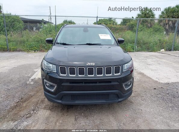 3C4NJCBB5JT267660 2018 JEEP COMPASS Black Instrument cluster view