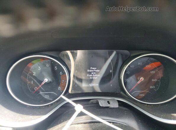 3C4NJCBB5LT253244 2020 JEEP COMPASS White Вид щитка приладів