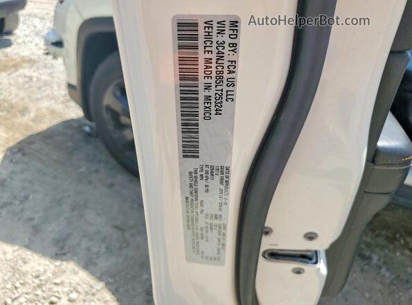 3C4NJCBB5LT253244 2020 JEEP COMPASS White Панорамний вид салону 360°