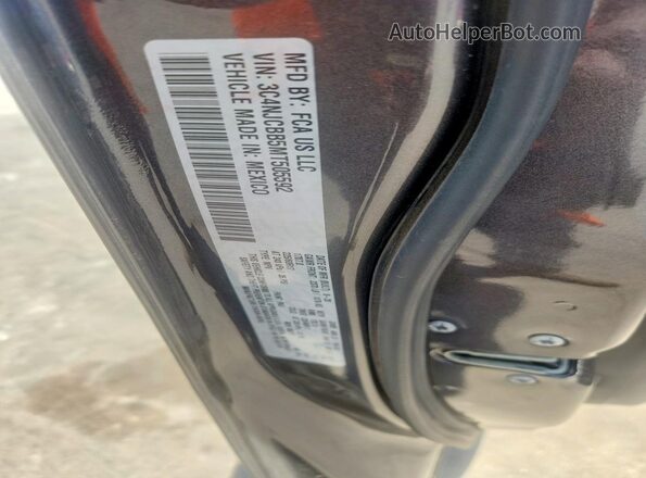 3C4NJCBB5MT505592 2021 JEEP COMPASS Gray VIN sticker view