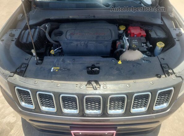 3C4NJCBB5MT505592 2021 JEEP COMPASS Gray Engine compartment view