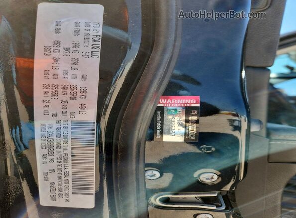 3C4NJCBB6HT669293 2017 JEEP COMPASS Black VIN sticker view