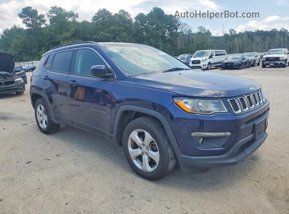 3C4NJCBB6JT338882 2018 JEEP COMPASS Blue Передня права чверть