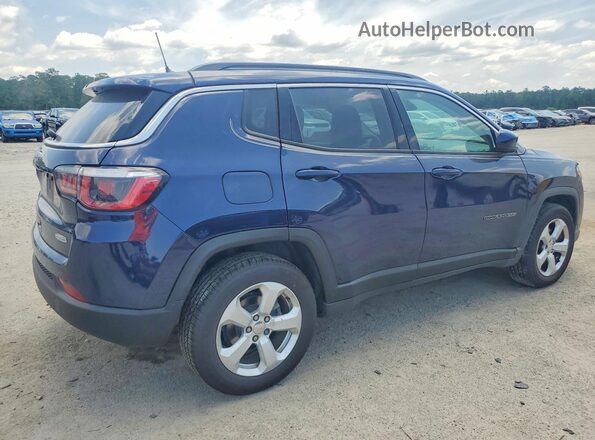 3C4NJCBB6JT338882 2018 JEEP COMPASS Blue Задня права чверть