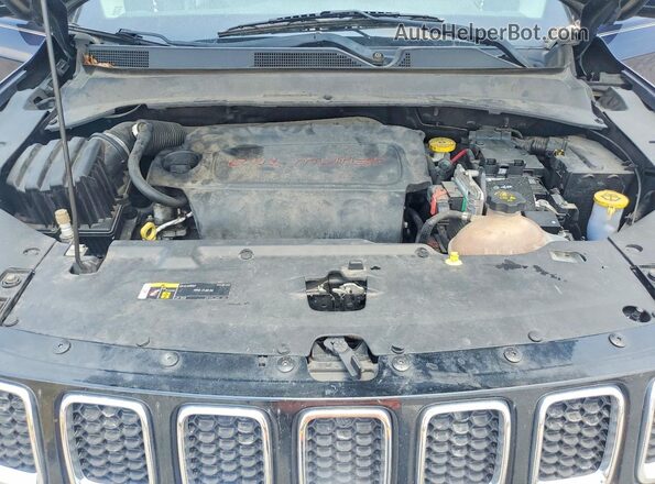 3C4NJCBB6JT338882 2018 JEEP COMPASS Blue Вид підкапотного простору