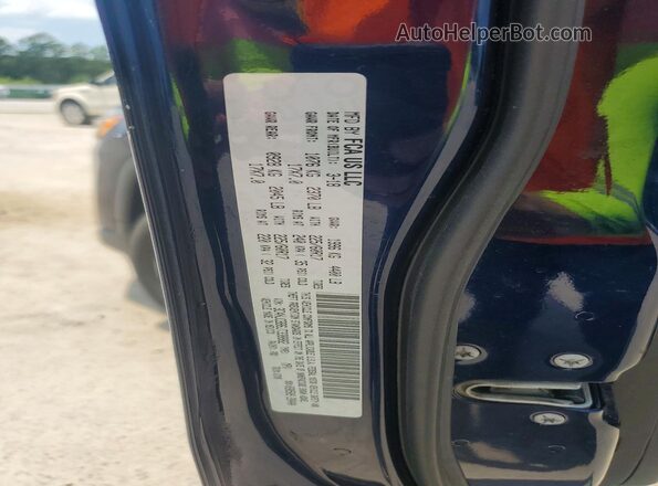 3C4NJCBB6JT338882 2018 JEEP COMPASS Blue Вид наклейки з VIN-кодом