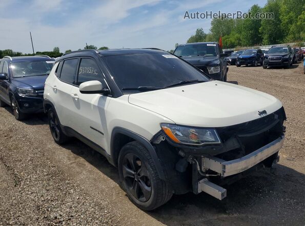 3C4NJCBB6KT615466 2019 JEEP COMPASS Белый Передняя правая четверть