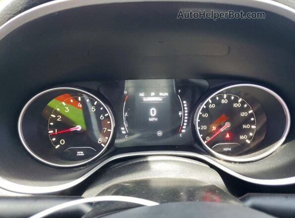 3C4NJCBB6KT615466 2019 JEEP COMPASS Белый Вид щитка приборов