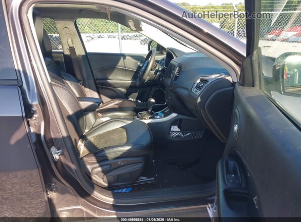 3C4NJCBB6MT585436 2021 JEEP COMPASS Gray Front interior view