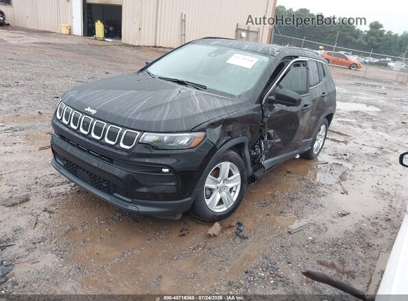 3C4NJCBB6NT139093 2022 JEEP COMPASS Black Vista tres cuartos delantera izquierda