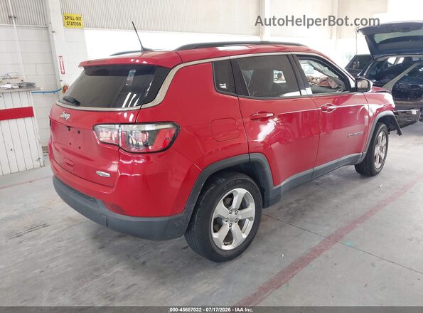 3C4NJCBB7JT268003 2018 JEEP COMPASS Red Trasero derecho