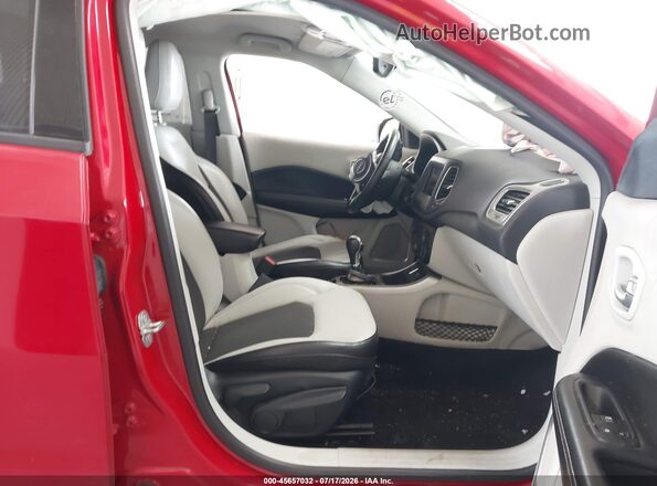 3C4NJCBB7JT268003 2018 JEEP COMPASS Red Vista interior delantera