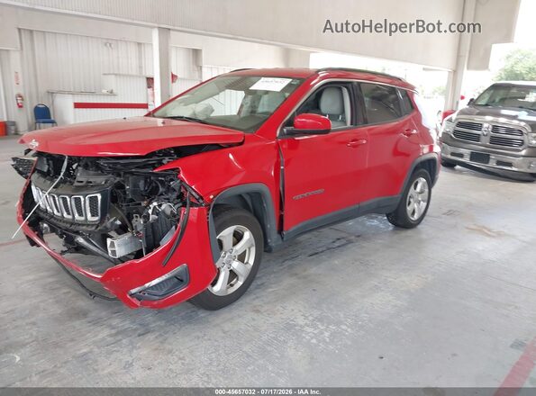 3C4NJCBB7JT268003 2018 JEEP COMPASS Red Vista tres cuartos delantera izquierda
