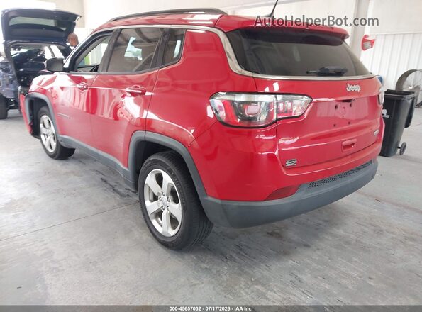 3C4NJCBB7JT268003 2018 JEEP COMPASS Red Trasero izquierdo