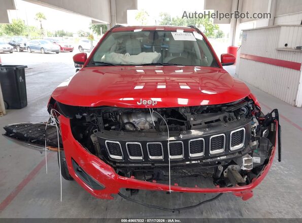 3C4NJCBB7JT268003 2018 JEEP COMPASS Red Vista del cuadro de instrumentos