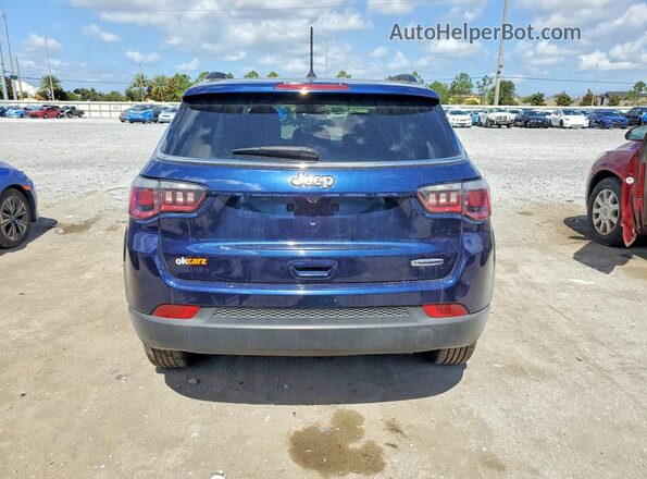 3C4NJCBB7JT293399 2018 JEEP COMPASS Blue უკანა ხედი