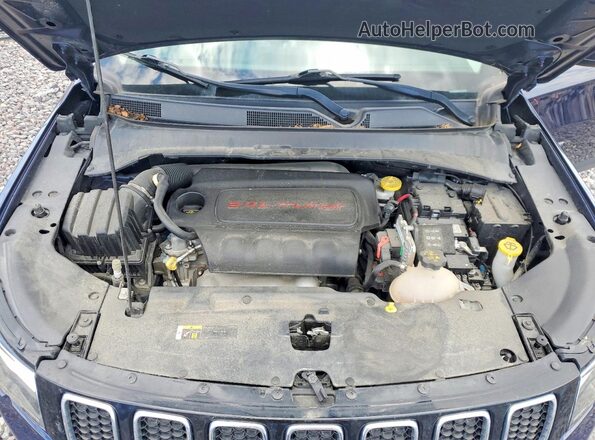 3C4NJCBB7JT318589 2018 JEEP COMPASS Blue Вид підкапотного простору