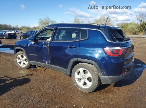 3C4NJCBB7KT636214 2019 JEEP COMPASS Blue Rear left