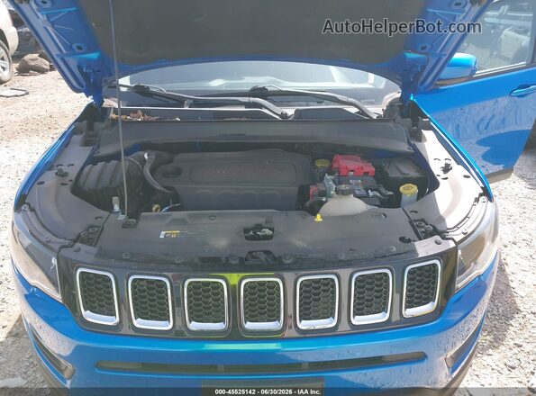 3C4NJCBB7KT699717 2019 JEEP COMPASS Blue Widok z tyłu