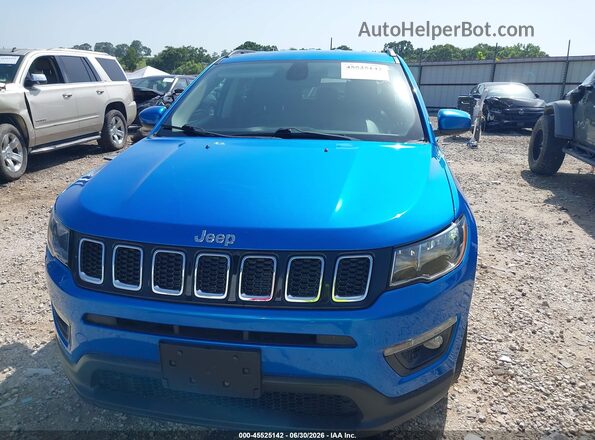 3C4NJCBB7KT699717 2019 JEEP COMPASS Blue Widok zestawu wskaźników