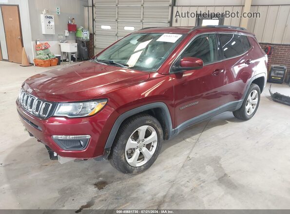 3C4NJCBB7LT257571 2020 JEEP COMPASS Burgundy წინა მარცხენა ხედი სამი მეოთხედიდან