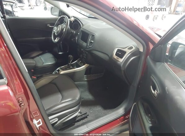 3C4NJCBB7LT257571 2020 JEEP COMPASS Burgundy წინა სალონის ხედი