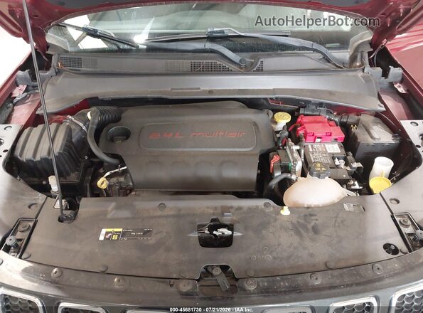 3C4NJCBB7LT257571 2020 JEEP COMPASS Burgundy უკანა ხედი