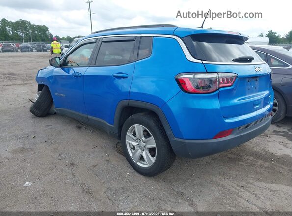 3C4NJCBB7NT166299 2022 JEEP COMPASS Blue Задня ліва чверть