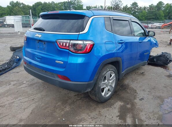 3C4NJCBB7NT166299 2022 JEEP COMPASS Blue Задня права чверть