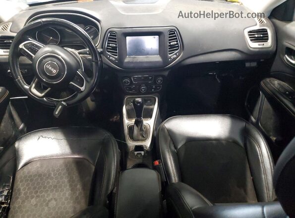 3C4NJCBB8JT194526 2018 JEEP COMPASS White Widok deski rozdzielczej