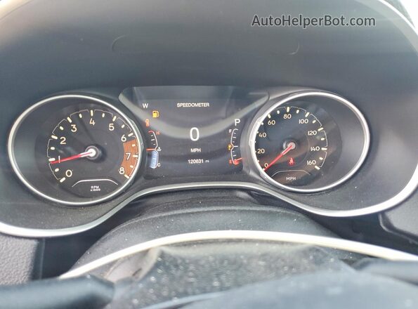 3C4NJCBB8JT462426 2018 JEEP COMPASS Black Widok zestawu wskaźników