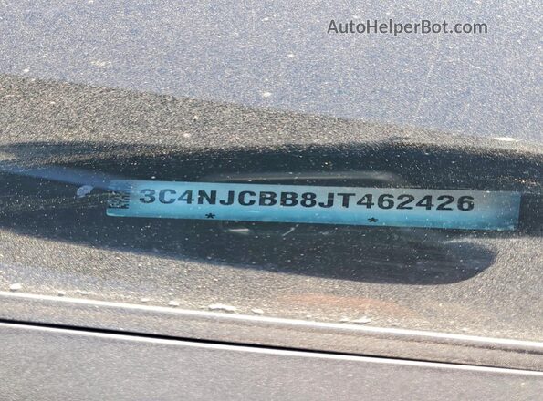 3C4NJCBB8JT462426 2018 JEEP COMPASS Black Widok naklejki z numerem VIN