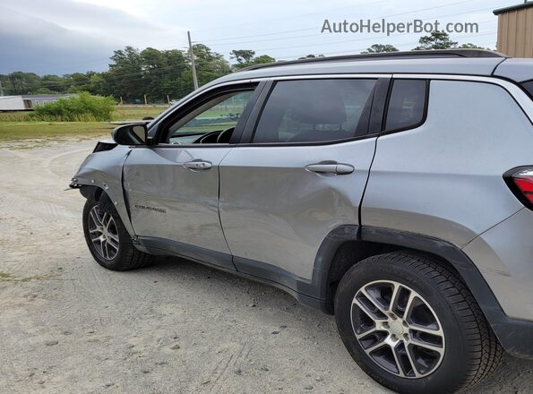 3C4NJCBB8KT636593 2019 JEEP COMPASS Silver Rear left